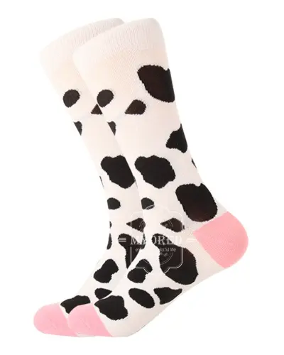 Chaussettes Fantaisie Imitation Peau de Vache